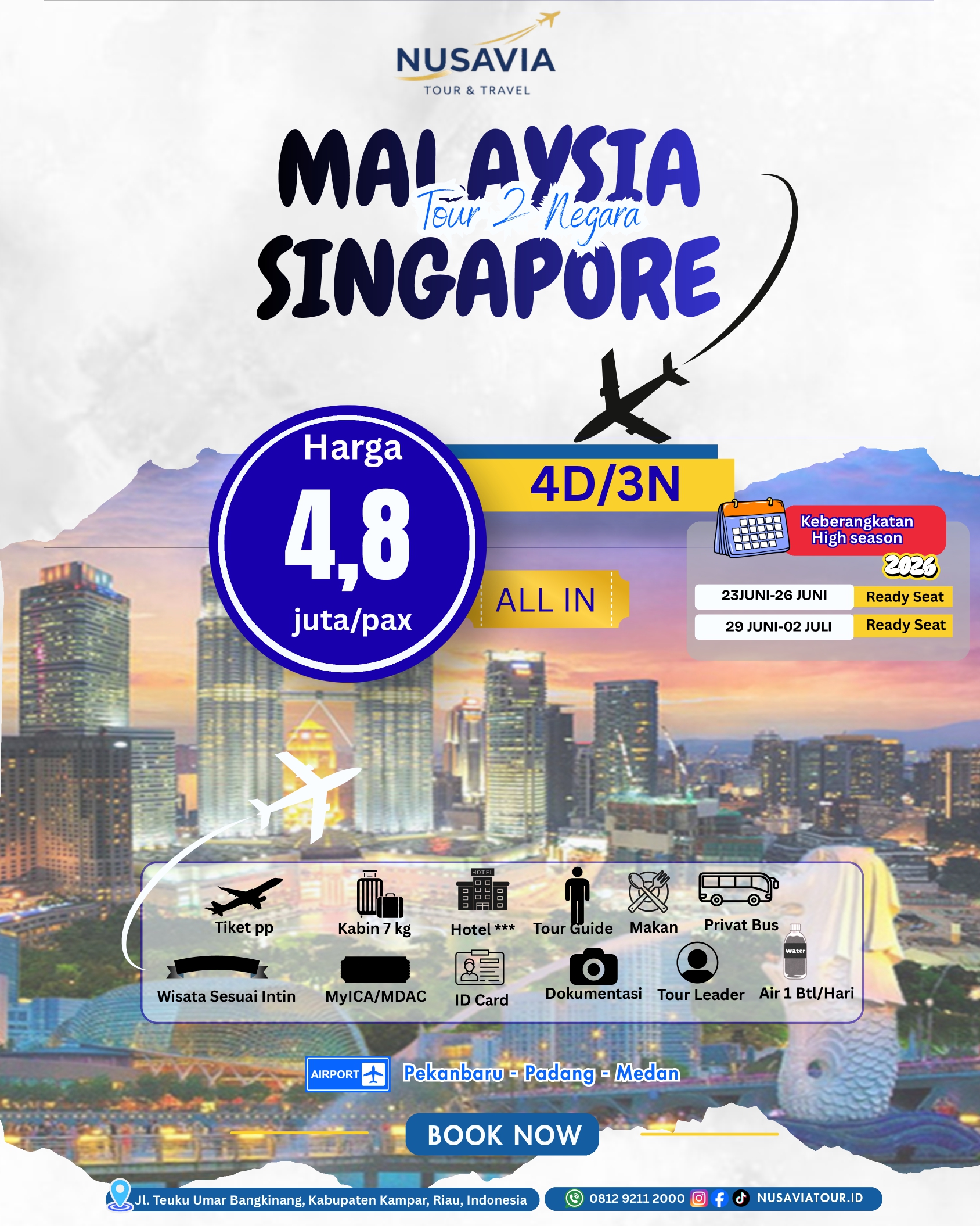 Promo Tour 2 Negara Malaysia Singapore