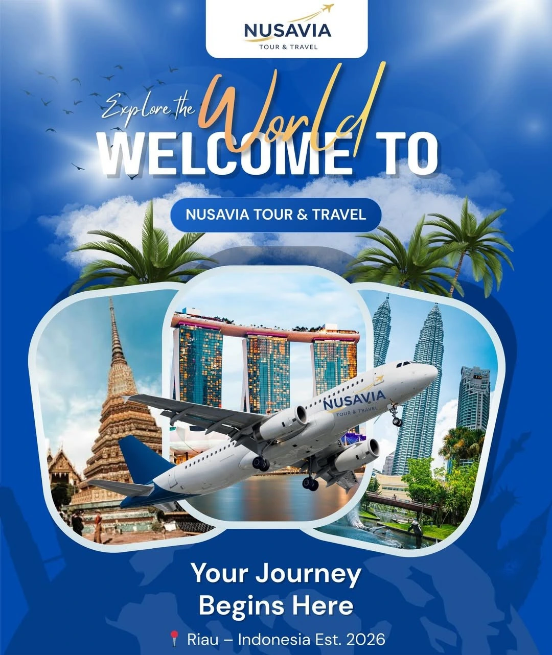 Welcome to Nusavia Tour & Travel